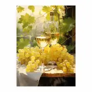 White Wine Canvas Print