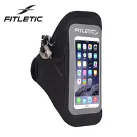在飛比找PChome24h購物優惠-Fitletic Surge 觸控手機臂套SUR03 黑色