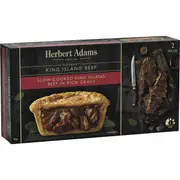 Herbert Adams Pies King Island Beef 2 pack