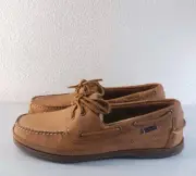 Sebago Schooner Crazy Horse Vintage Leather Shoe Mens Docksides NEW Size 10.5 R2
