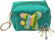 [JIEBWCHA] Coin Purse Pouch,Embroidered Coin Purse - Multipurpose Waterproof Coin Purse for Women, Girls, Stores Key, Jewelry, Pills