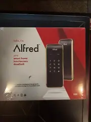 Alfred Gold Single-Cylinder Electronic Deadbolt Lighted Keypad -DB2GL-