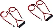 Kisangel 2pcs Dual Dog Lead Puppy Leashes Sturdy Dog Leash Dog Head Dog Leash Ergonomic Dog Leash Pet Leash Dual Dog Leash Leash for 2 Dogs Pet Dog Leash Comfortable Dog Leash