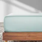 King Fitted Sheets Only, Soft 100% Cotton Sateen, Deep Pocket, Durable All-Aroun