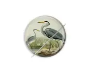 Heron Needle Minder, Handmade Magnetic Needle Minder, Needle Keeper, Bird Minder