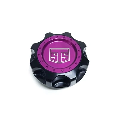 PURPLE/BLACK TSS Billet Oil Cap fits Nissan RB20 / RB25 / RB26 / RB30 / SR20 (for: Nissan)