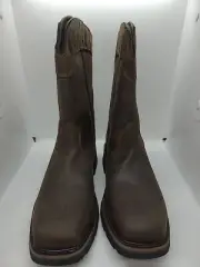 NEW Wolverine Rancher Pull-Tab Wellington Work Boot - Dark Coffee Size 12