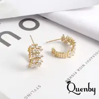 在飛比找Yahoo奇摩購物中心優惠-Quenby 聖誕交換禮物 韓系 平價飾品 925純銀 質感