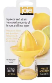 Joie Lemon & Lime Juicer & Reamer, Yellow 1 oz