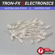 5/10/20/50PCS 3mm Cool White Flash Round LED Diffused White Lens Flashing 3-3.2V