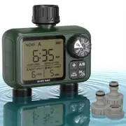 Advwin Water Timer, Smart Sprinkler Timer 2 Outlets, Rain Delay/Manual/Automatic Watering Modes