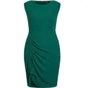 City Chic L 20 NWT RRP $119.95 Dress Side Split Sea Green