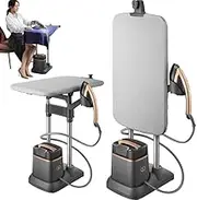 Upright Clothes Steamer, 1.6L Large Water Tank Garment Steamer with Adjustable Height, 6 Ironing Modes for Clothing, Curtains, Wedding Dresses, Silk, Sofa, Home Use