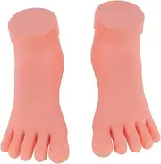 MUSISALY Nail Art Practice Right Foot Model Manicure Training Tool Elasticity for Lady Girl