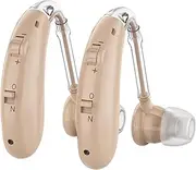LapEasy Hearing Aids for Seniors Rechargeable with Noise Canceling, Hearing Amplifier for Adults, Sound Amplifier for Hearing Loss - in Ear - with Volume Control