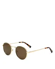 Le Specs Lost Legacy Round Sunglasses, 51mm