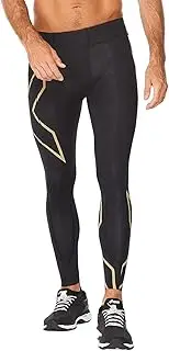 [2XU] Men's Light Speed Compression Tights - Lightweight & Flexible Support for Improved Running Performance