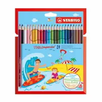 在飛比找樂天市場購物網優惠-STABILO思筆樂aquacolor水彩樂色鉛筆-24色(