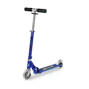 Micro Kickboard | Sprite LED | 2 Wheeled | Fold-to-Carry | Lightweight Swiss-...