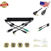 Xiegu G90 & X5105 Coiled Cables – Tangle-Free Digital Mobile Interface
