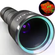 Black Light Flashlight, 365NM Rechargeable Filtered UV Flashlights with High Pow