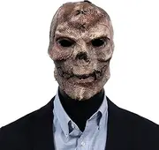 Vmonke Creepy Full Head Skull Mask Halloween Scary Latex Helmet for Cosplay Party Props