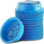 25 Pack – 1000ml Blue Emesis Bags Disposable,Portable, Emesis Bags Disposable Car Sick Bag, for Travel Motion Sickness, Car & Aircraft,for Home School and Daycare Must Have Essentials