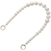 1pc Pearl Chain Imitation Round Pearl Chain Strap Handbag Chain Purse Accessory