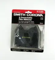 2 pack Smith Corona H Series 21000 Correctable Typewriter Ribbons