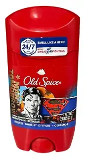Old Spice Superman Man of Tomorrow Bright Citrus & Cosmos Antiperspirant 2.6 oz