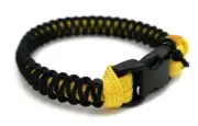 Paracord Bracelet 550 Yellow/Black Micro Cord U.S. Seller - Handmade
