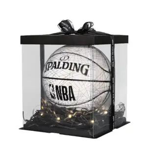 實拍 精美盒裝發光籃球 Spalding 斯伯丁 反光籃球 抖音 籃球 花式籃球 生日禮物 男生禮物 BANG【R82】