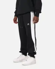 [Nike] Nike Air Fleece Joggers Black/white/black - Size 2XL 2XL Black/White/Bla