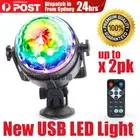 New Disco LED Lights 7 Modes RGB Strobe Stage Effect USB Remote Party Sound