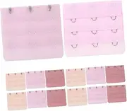 [SHERCHPRY] Comfort Bra Extender Hooks 18 Pcs Bra Extension Bra Supplies Bra Extenders Back Extender Stainless Steel Buckle for Women