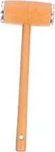 iplusmile Dual Sided Wooden Meat Hammer with Long Handle Meat Tenderizer Tool for Pounding Steak Chicken and Beef Versatile Kitchen Essential for Tenderizing and Crushing