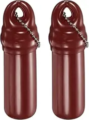 [uxcell] 2Pcs Floating Keychain, Float Key Ring Holder with Waterproof Container, Float Key Pendant for Boating, Fishing, Water Sports, Coffee