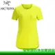 【全家遊戶外】㊣Arcteryx 始祖鳥 加拿大 女 Tolu快乾短袖圓領衫 電流綠-Electrolyte ARC23034/吸濕 排汗 快乾 登山