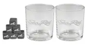 Sea Ray Etched Logo Rocks & Whiskey Glass Set, Set of Two 8 oz. SEA-62000