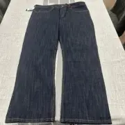 NEW Buffalo David Bitton Driven-X Dark Blue Jeans 38x32 Straight Stretch