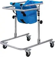 Walker, Adjustable Height Wheeled Walker, for Children with Cerebral Palsy (31-47) - Rehabilitation Standing Frame Walker Walking Aid, for Disabled, 4 Wheels