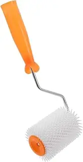 Cement Floor Defoaming Tool Self Leveling Roller 4 Inch Brush Nail Roller Easy Install Hand Tool