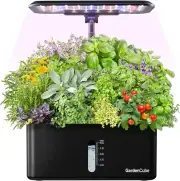 Hydroponics Growing System Indoor Garden: Herb Garden Kit Indoor with LED,,,,