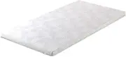 ZINUS Memory Foam Mattress, Single, 2.0 inches (5 cm) Thick, Convoluted Swirl Deodorization, Moisture Absorbent, Body Pressure Dispersion, Memory Foam, Soft, Mattress, Mattress Pad, Cooling Sensation,