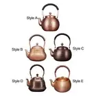 Hammered Copper Teapot Handmade Water Boiler for Household Camping Outdoor