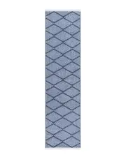 Town & Country Everyday Everwash Woven Diamond Area Rug with Non-Slip Backing
