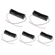 5Pcs 18650 Battery Case Single Slot Mobile Battery Clip Case Holder DIY