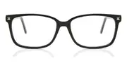 Rectangle Full Rim Plastic Men's Glasses Black, Size 53 - Lenses Included - Private Health Rebate - Blue Light Block Available - Arise Collective