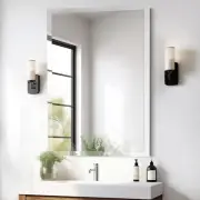 22X30 Inch Rectangle Frameless Mirror, Beveled Bathroom Mirror, Frameless Wall M