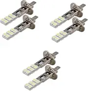 Luxshiny 3sets 2pcs LED Fog Light Bulbs Thin Design for Easy Installation Tight Spaces Suitable for Car Exterior Interior Lighting White 2pcs*3